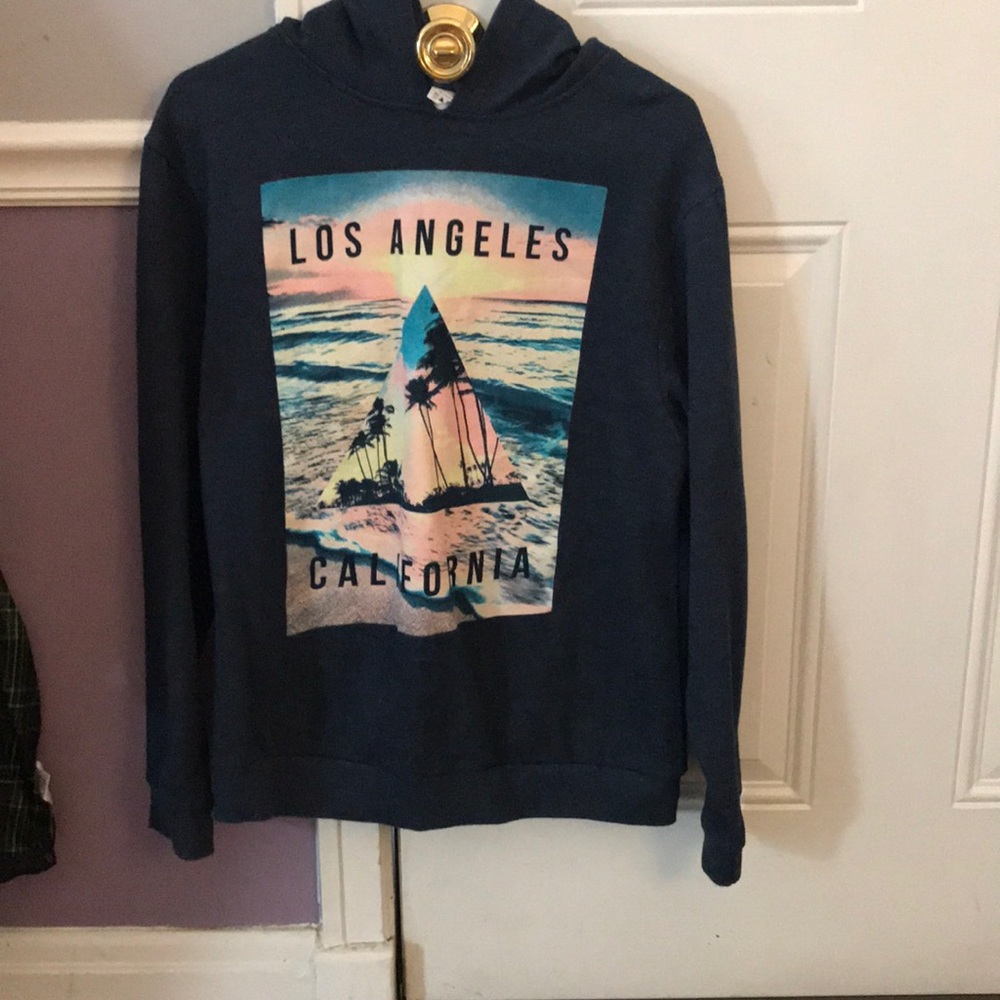 Bowery Supply Los Angeles Trendy Hooded Sweatshirt